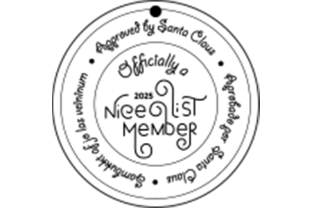 “Nice List” Ornament 🎄✨