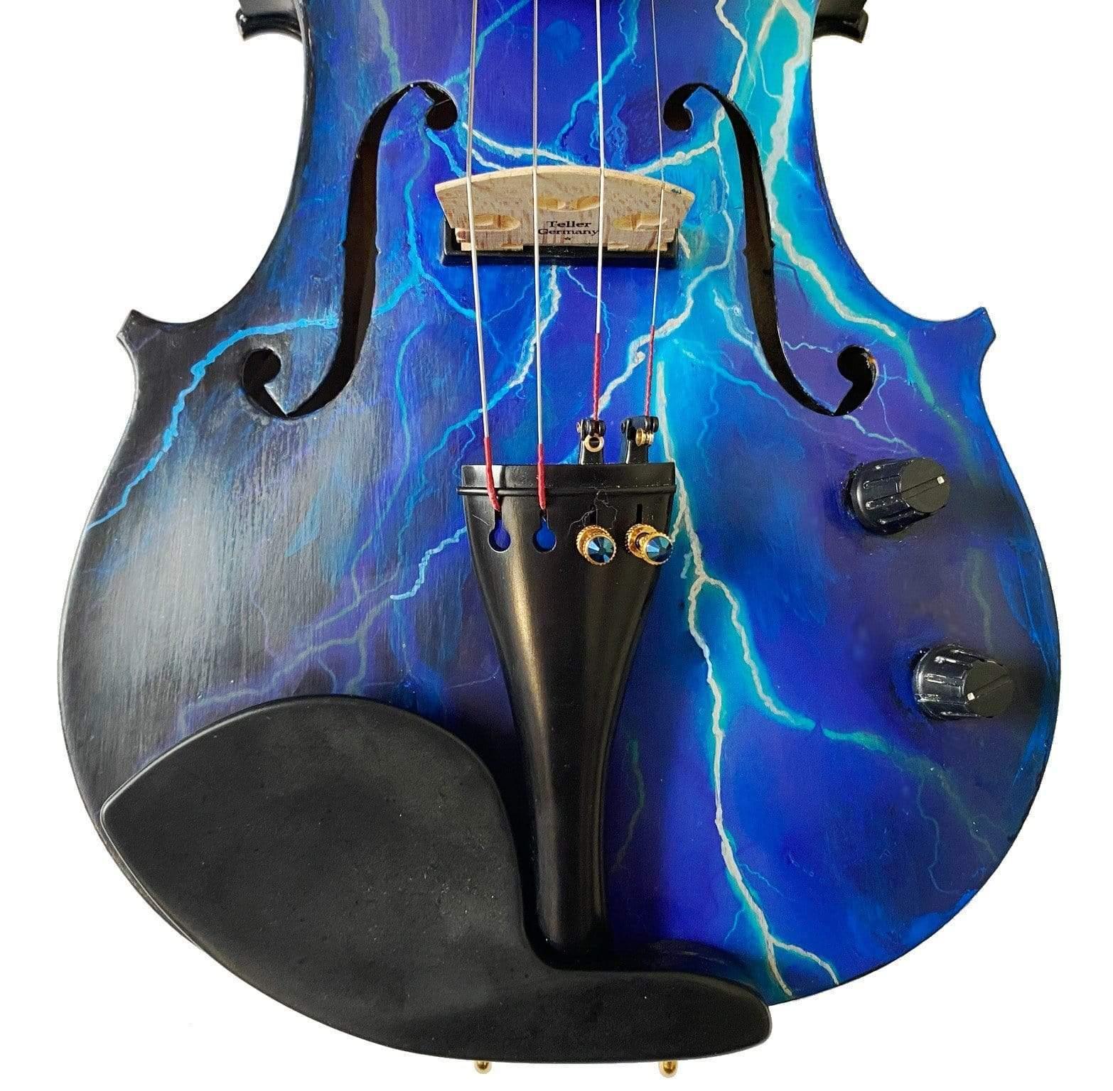Rozanna's Electric Blue Lightning Violin