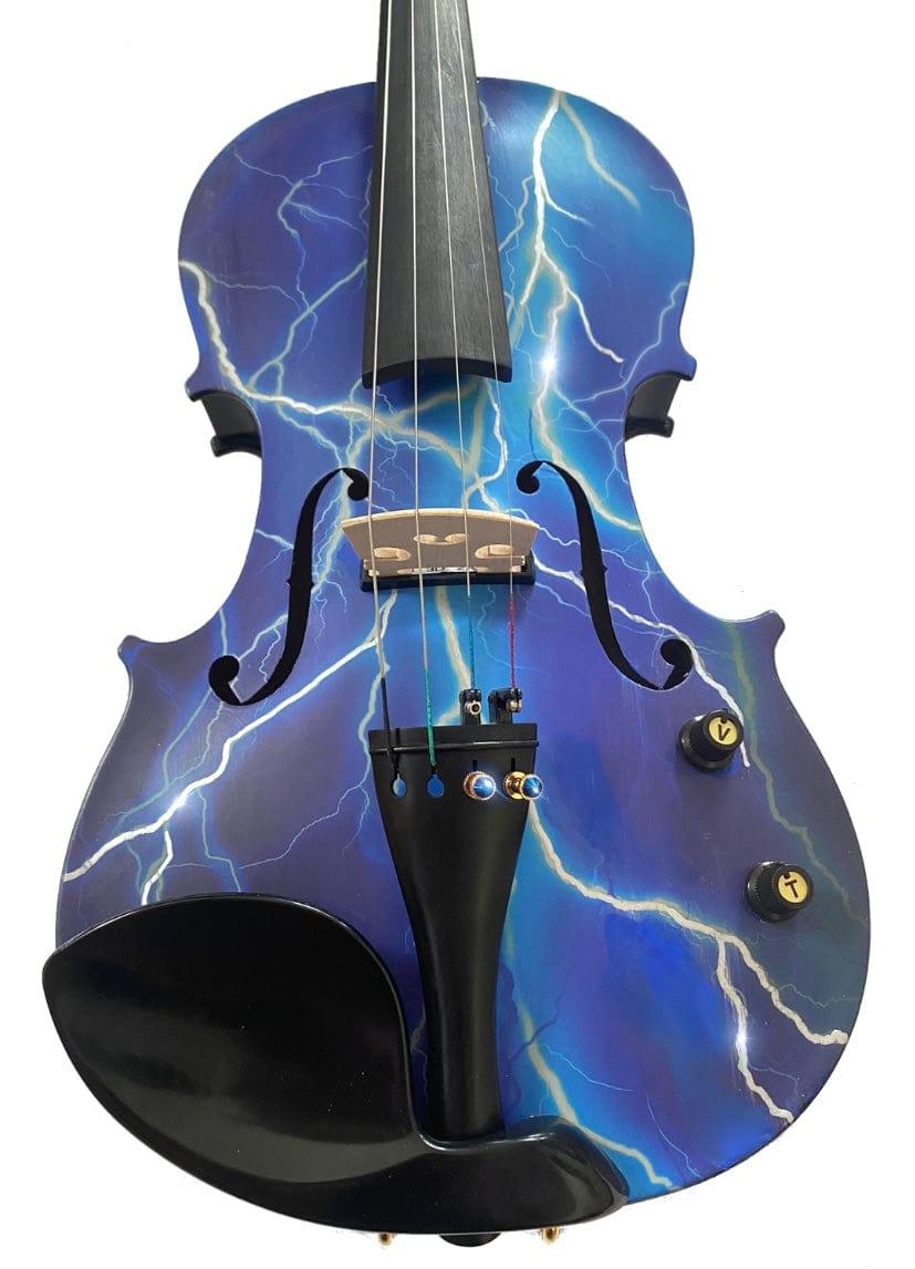 Rozanna's Electric Blue Lightning Violin